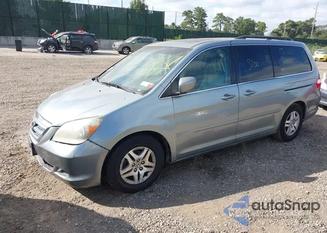 2007 Honda Odyssey Ex-L z USA, uszkodzony, nr VIN 5FNRL38727B058866